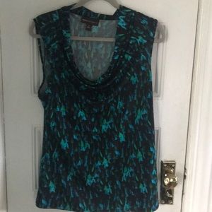 DANA BUCHMAN sleeveless draped Blouse (3)
